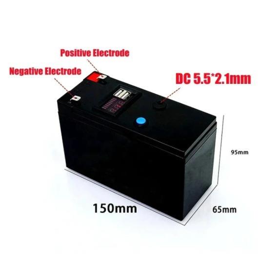 24V小523功率电池+18电650锂电池组能太阳板充电池户外电源充电器