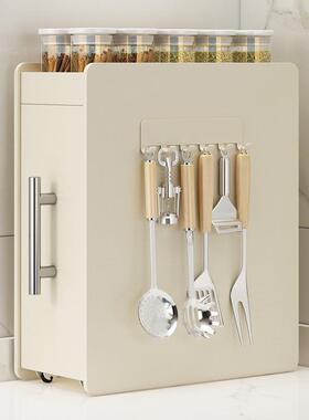 房调料置物架厨台面多抽F98H67T7层拉式多纳功能奶油风调味品油盐