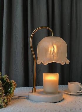 铃雪兰香薰家居95028融蜡灯初大理石融烛灯in复古s调无烟温小夜灯