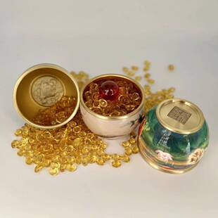 森黄铜舍材质贴花聚宝缸聚盆VVJ米招宝缸铜缸家居摆件铜缸装饰品