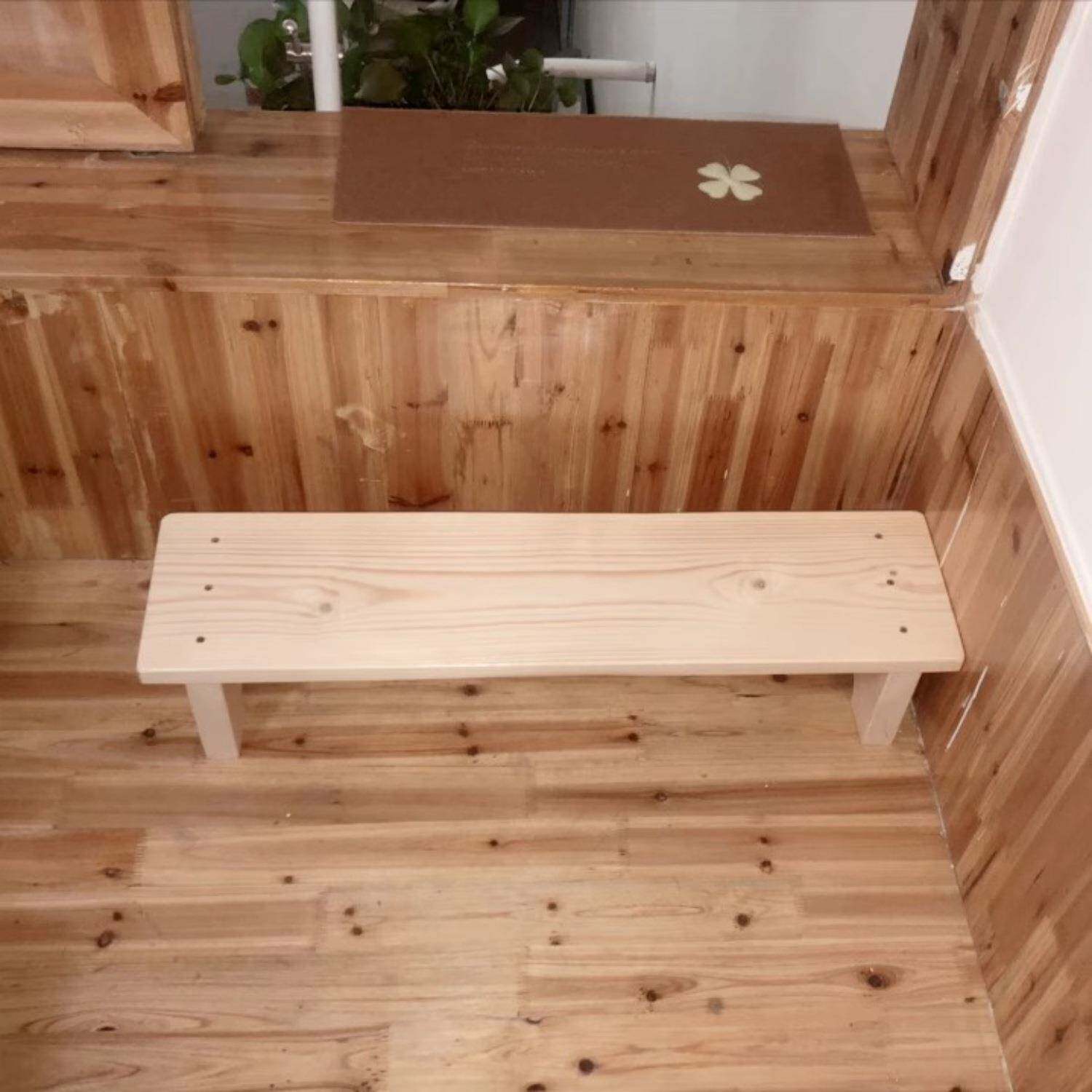 天然凳实钢木脚踏垫板办公MYF室松木家用琴踩脚凳电脑桌沙发脚J&