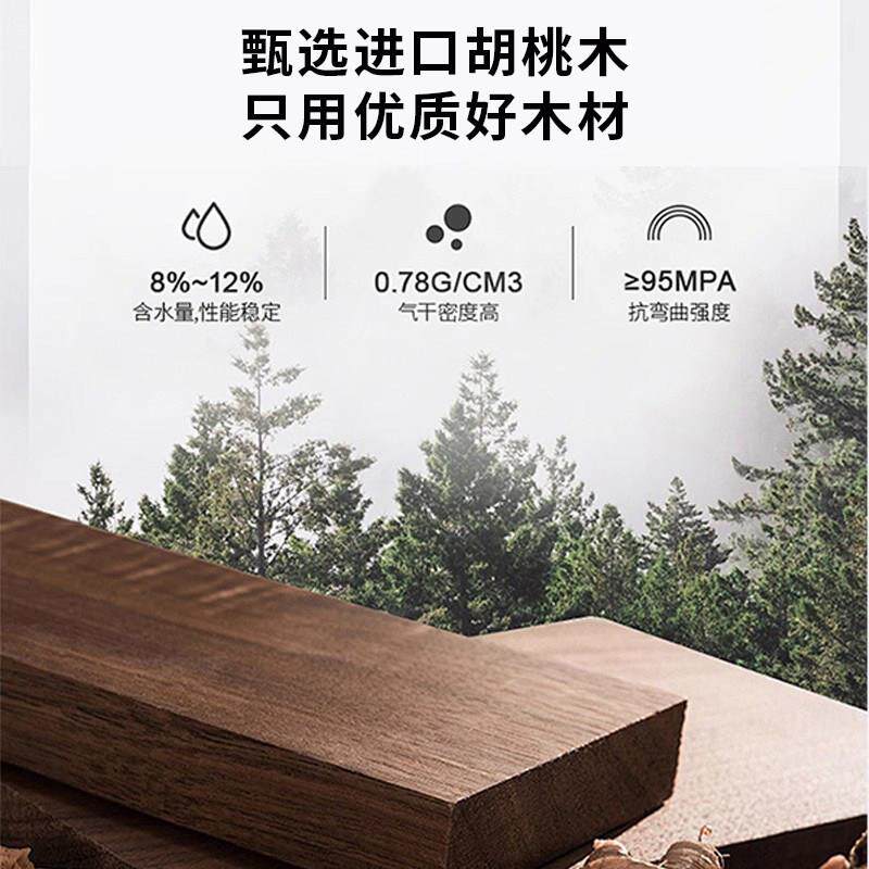 全实木衣架中落地挂衣架客厅000卧室桃胡木衣帽架带屉新抽式现代