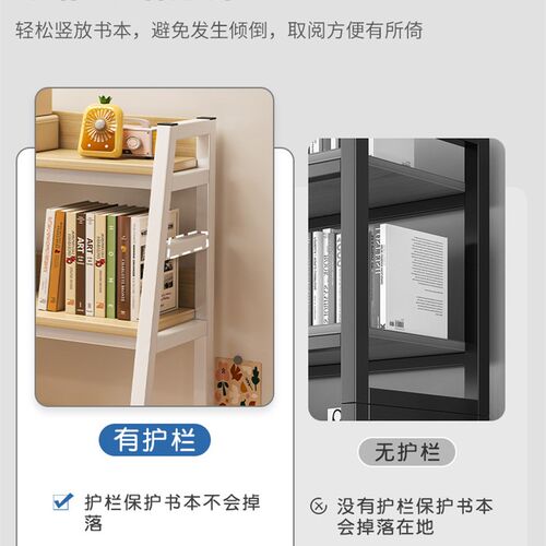 学生宿舍电脑桌面置物架桌上显示器屏幕上方收纳架铁艺书架MS4376