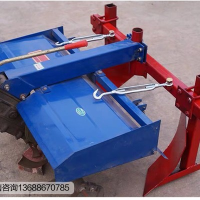 手扶拖拉机 旋耕机后置开沟起垄机起垄犁 农用旋耕机犁地机械工具