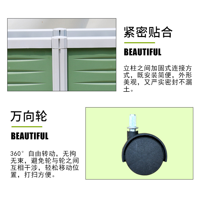 花盆塑料长方形种菜神器家庭阳台种植箱槽花箱户外特大号蔬菜家用