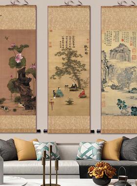 明清祥国画S016画富贵吉图名家字画画书房彷古名家字画送画玄关礼
