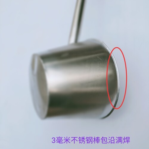 不锈钢特大号长柄水瓢食堂商用大舀汤勺壳304加厚加长码水浇水