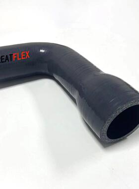 GREATFLEX灰色汽车90度弯变径涡轮增压中冷管接口ER90厂家