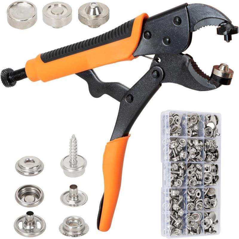 不锈钢螺丝大白扣按扣大力钳手压钳子篷布金属四合扣安装工具套装,3C数码配件,其它配件,淘宝优惠券,粉丝福利购,淘宝优惠卷