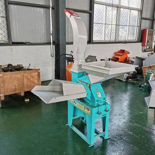 小型家用养殖铡草机 玉米秸秆打碎稻草揉搓设备高喷电动粉碎机