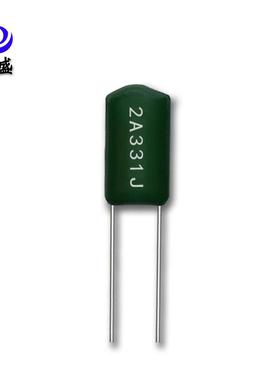 厂家直销 涤纶电容 CL11电容器2A331J 0.00033UF/100V