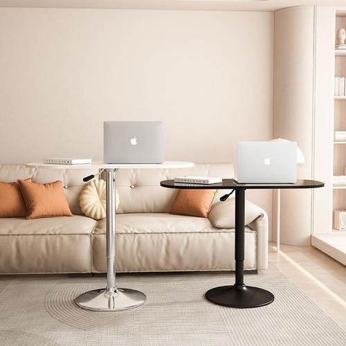 升降旋转茶几餐桌家用阳台客厅卧室沙发边几休闲办公售楼部洽谈桌