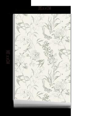 9V门7T衣柜贴纸法式墙粘卧室装饰推拉纸门自贴画移门F7698THS玻璃