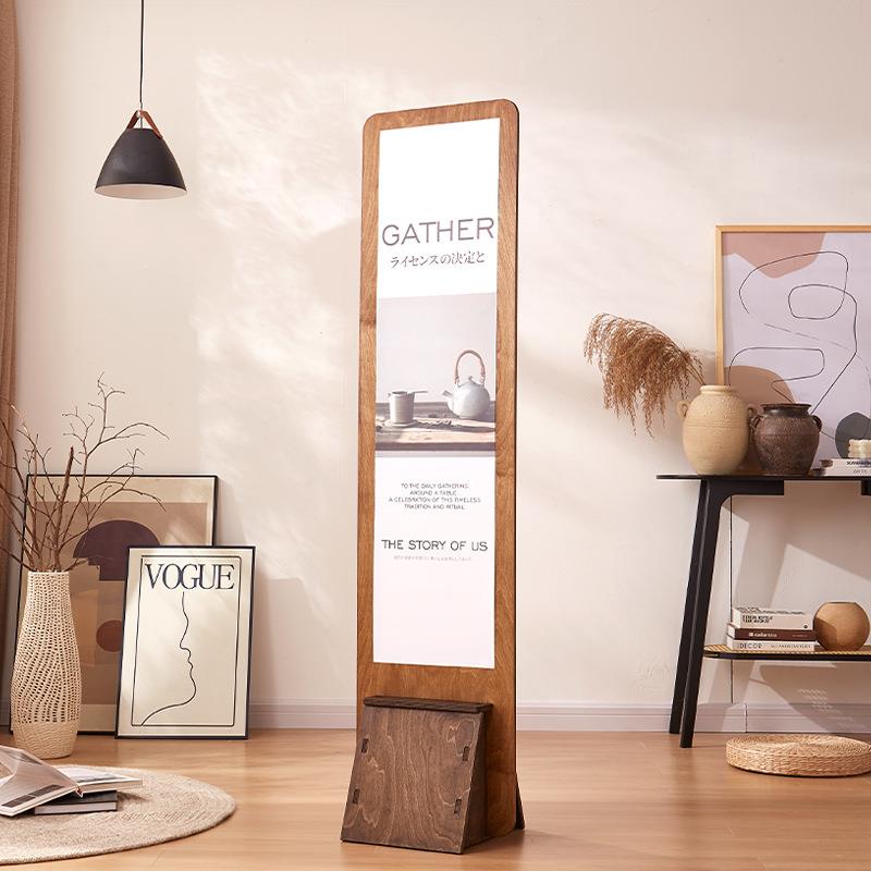 展板展架式宣传展示口板店铺门广告牌落地立式977导向示牌指示牌