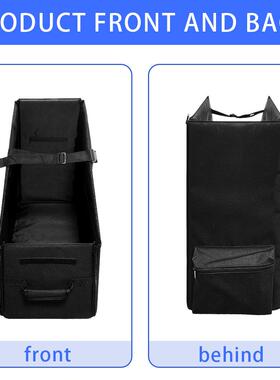 热销折自叠车收纳箱汽车后备行折叠自行箱收纳盒车载储物t防水bik