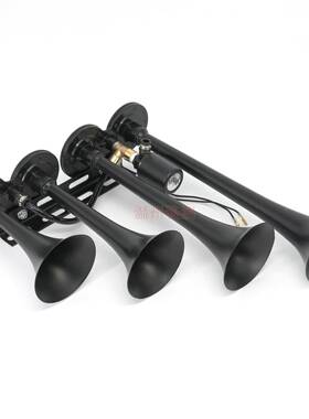 1KX-4024A2V/24V排管黑色管四气喇叭金属气带长电磁阀汽车货车高