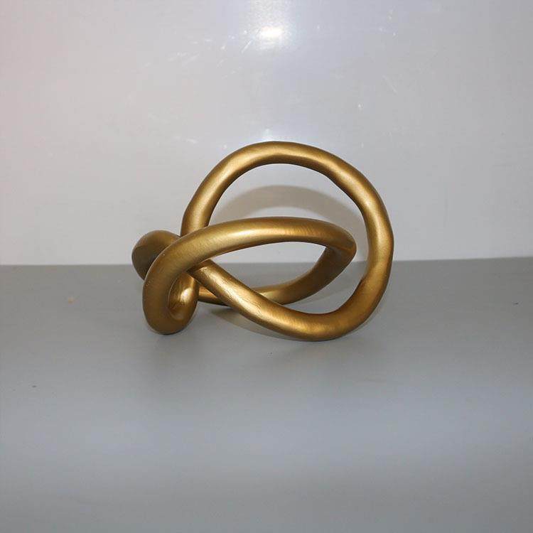 现代简黑约色树脂抽象绳结GWG摆件书镇样房厅售楼处客软装饰品摆,家居饰品,装饰摆件,淘宝优惠券,粉丝福利购,淘宝优惠卷