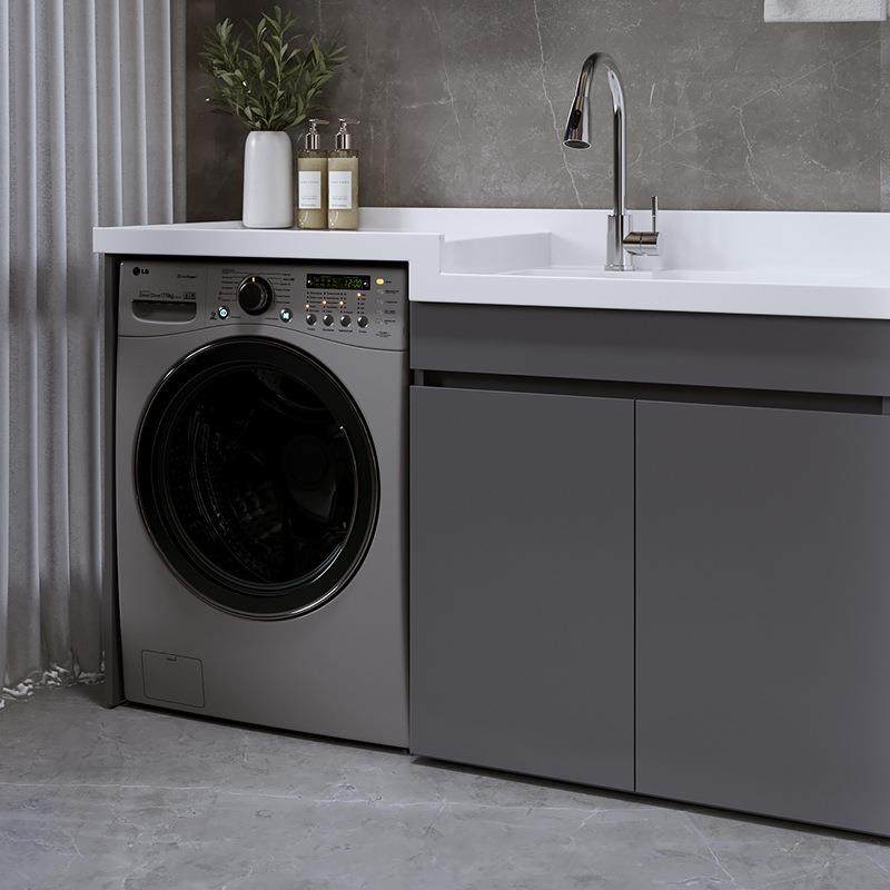 Kxh蜂窝铝阳台洗衣机柜合台洗衣台池HRG槽带搓板组一体盆洗衣柜伴,家装主材,洗衣机柜,淘宝优惠券,粉丝福利购,淘宝优惠卷