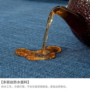 垫全座套中式红木沙发坐通垫多丽丝亚亚麻防水实木椅子海绵子四季