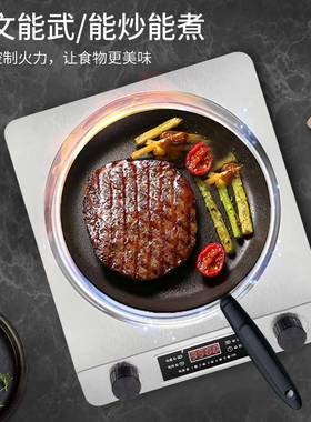 凹面电磁炉家用火3大炒菜多功能240500W功率商用电池锅炉