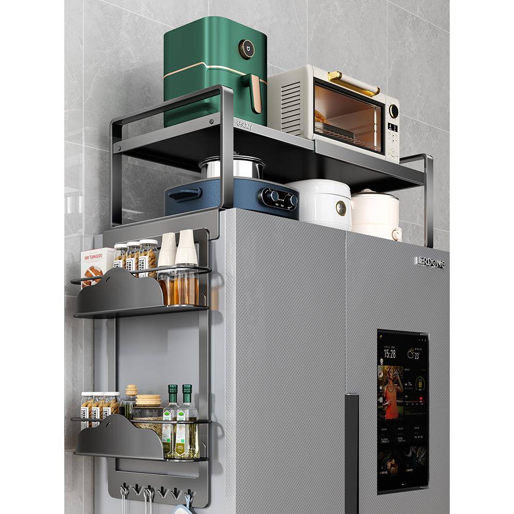 箱顶置物架门侧纳磁收吸外侧面冰挂架厨房家APD用单双开上方空间