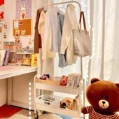 架晾衣落家地用立式 卧室单杆凉晒衣挂衣架柜晾杆阳台简易衣见详情