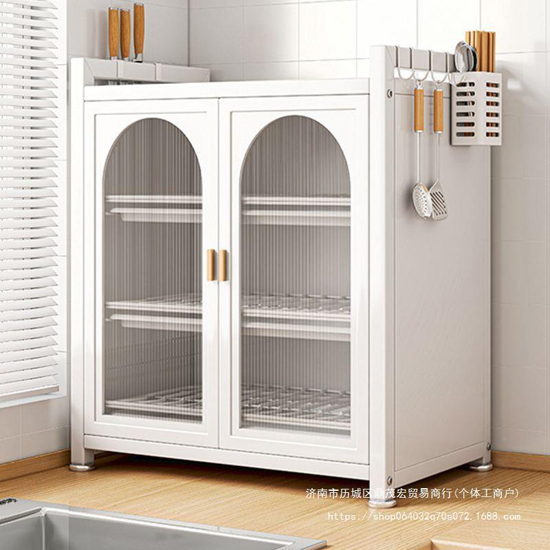 UCO厨防房碗柜沥水碗架台置物架面家用简易碗筷柜尘碗柜碟小收纳
