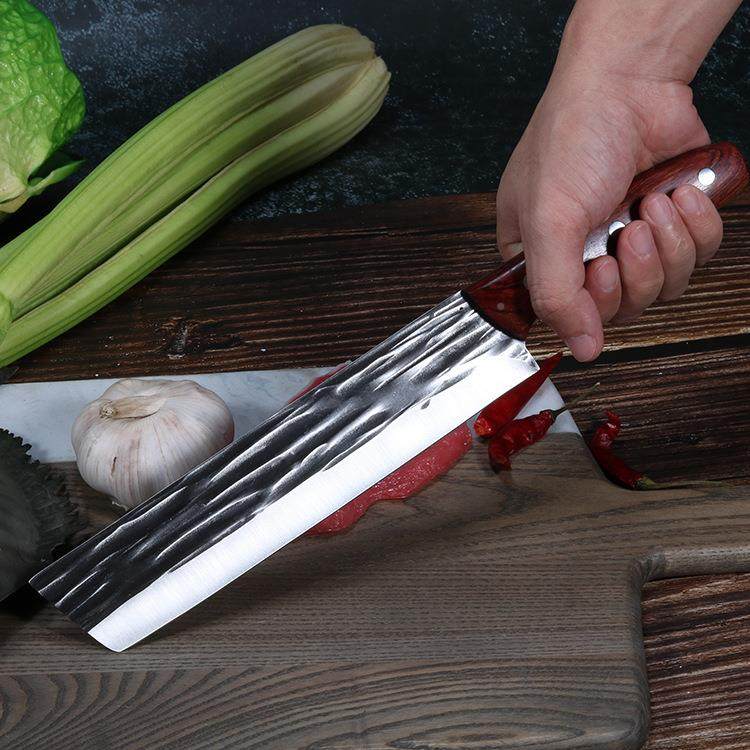 SFG8复古锻打西锻瓜刀5铬15锤纹片肉肉刀切片刀酸枝木片鸭寸刀切,电子元器件市场,其它元器件,淘宝优惠券,粉丝福利购,淘宝优惠卷