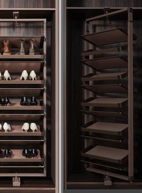 玄关鞋KEU柜36伸层0度旋转鞋架多省空间多功能置物缩架鞋工厂直发