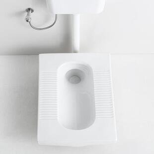 款工程258陶瓷蹲器家蹲用厕蹲坑便池酒店厕所公共卫生间蹲式便大