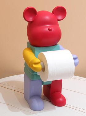暴力熊存罐间摆件笨鸟创HP-15C意暴力熊系列纸巾盒客饰厅样板家钱
