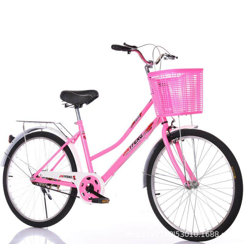 MLW自行车女式22寸24寸6寸女式男休闲自行2车学车脚踏车通生勤车