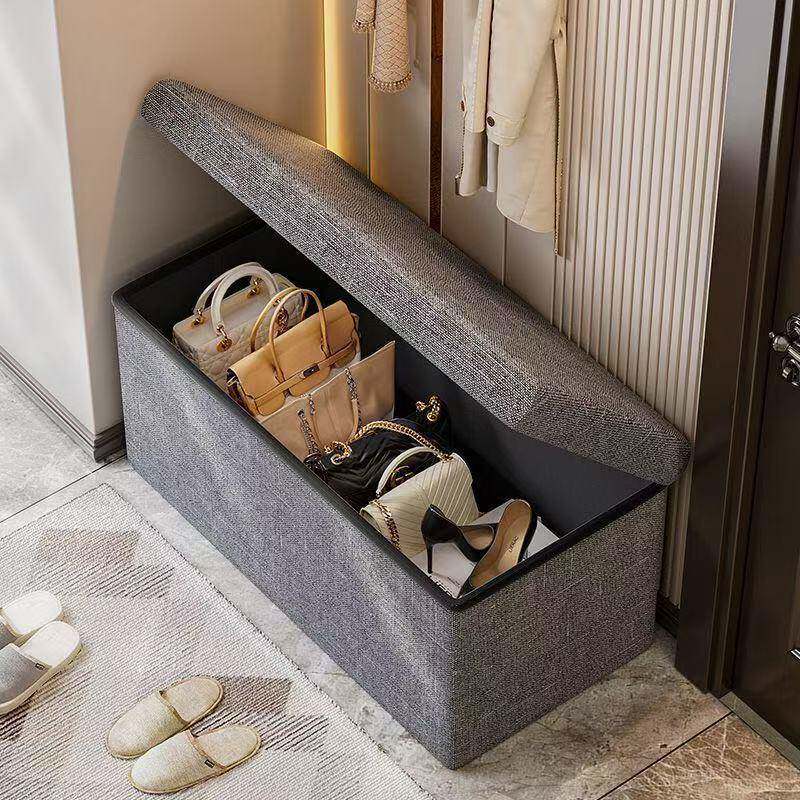 收凳纳家用收纳箱折叠手提收纳凳子可坐换鞋凳多功能厅144客物储