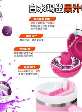 创硅胶果香味意吸管盒BP-MB17搭配多种水味环风味豆荚0糖子0卡喝