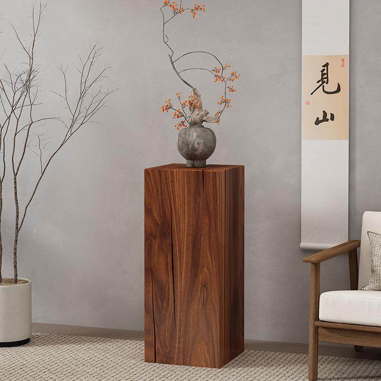 碳化色实木实心方松木墩子形底座木桩关侘花寂民宿树桩根雕摆无品,电子/电工,接线端子,淘宝优惠券,粉丝福利购,淘宝优惠卷