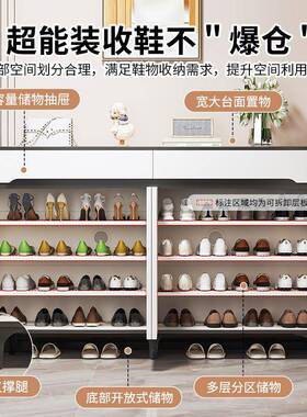 鞋柜家门口玄关柜大容量靠墙用一体THW走廊入室内阳台门储物柜柜