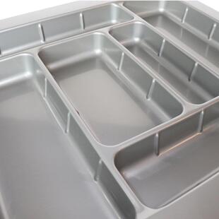 ABS抽屉刀盘厨房橱柜筷子餐具收纳叉吸塑塑盒料屉分03.10.40抽格