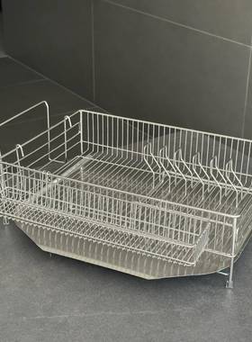 厂家单层款沥水碗架新不锈钢340韩家用厨房收纳架碗碟源架jhc-FA4