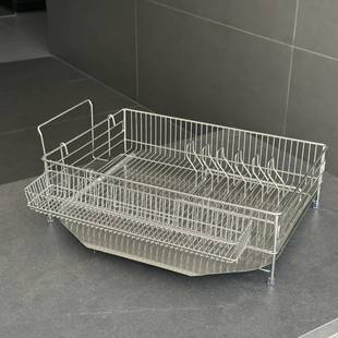 厂家单层款 FA4 沥水碗架新不锈钢340韩家用厨房收纳架碗碟源架jhc