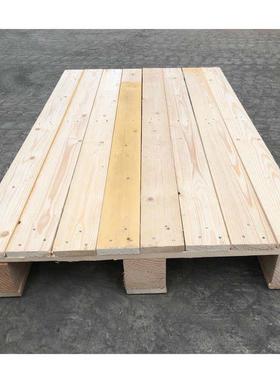 卡板生产厂物家流仓盘储周转实木托AIL盘四面进叉卡板的托叉车板