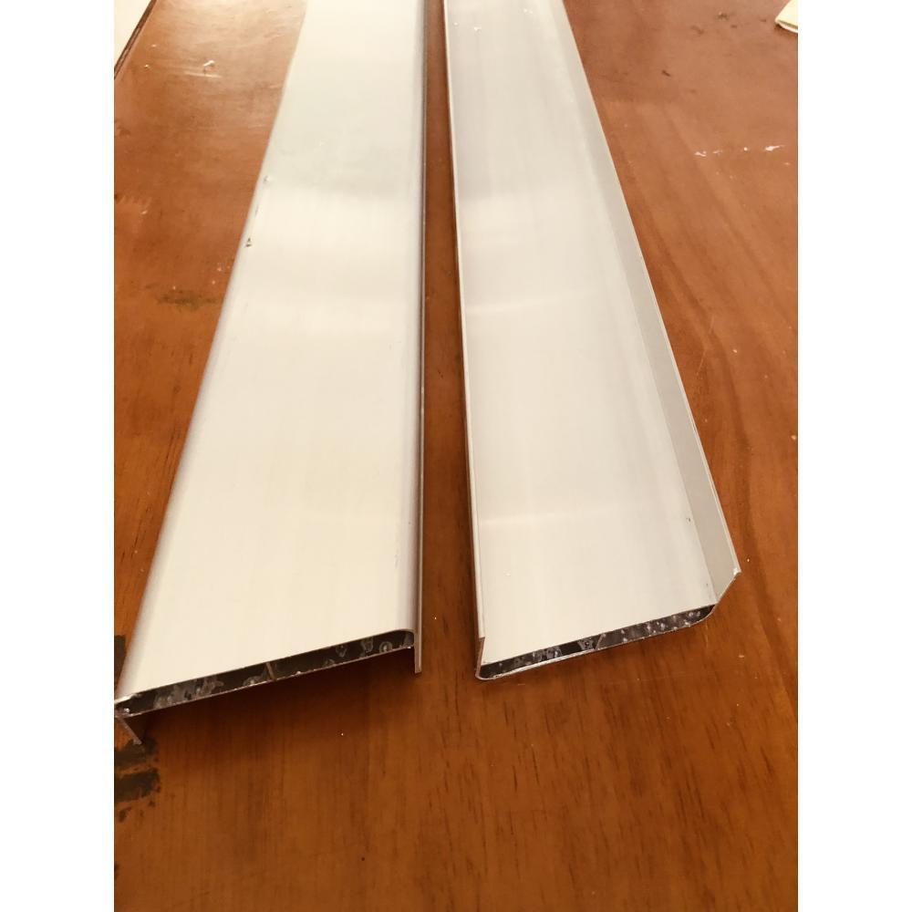 加宽外邦铝合金梯子立柱人字家用梯子配件通用固定加固铝合金型材