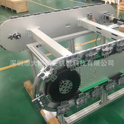 密深圳产立式精双轨矩形导轨ATD条式轨链道输送线垂生直安装源头