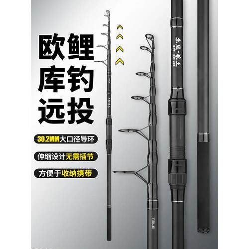 2025新款伸缩欧鲤钓竿全套碳素超轻超硬大物海竿远投竿海杆抛竿