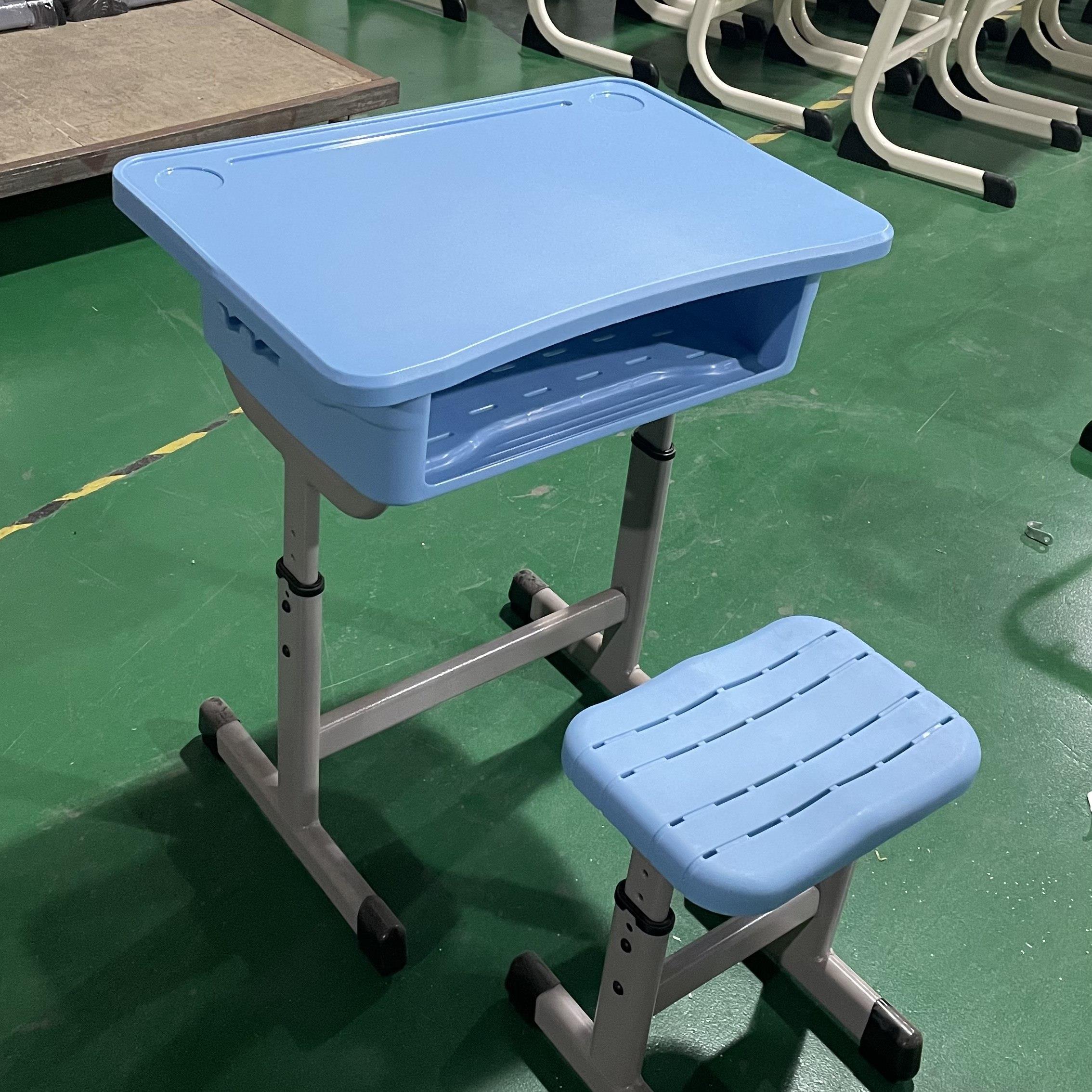 高中小学生学校课桌椅培训班辅导班书桌abs塑料可升降加厚学习桌