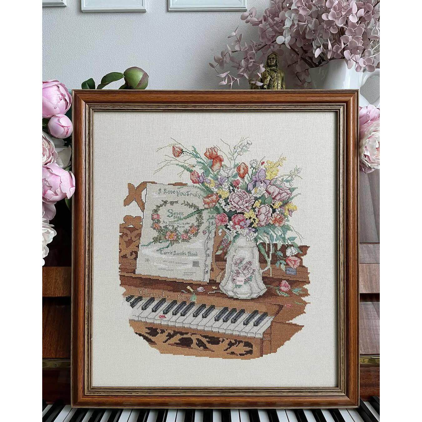 大金家十字绣Pv杂志图片情歌十字绣套件Dmc自匹配套件