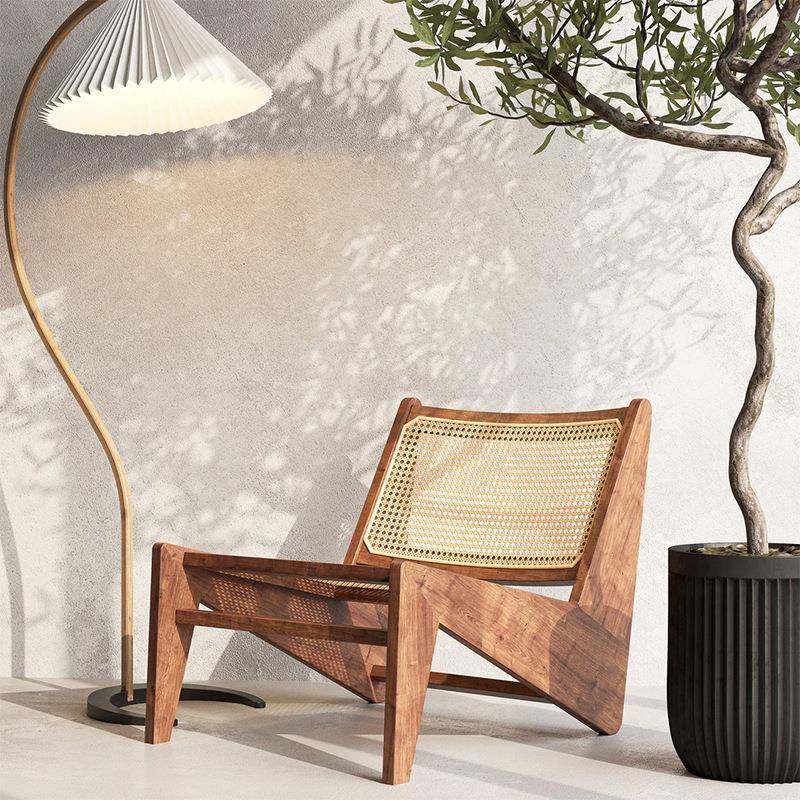 中古风实木藤编椅阳台休闲复古单人沙发椅藤椅诧寂风昌迪加尔椅子,鲜花速递/花卉仿真/绿植园艺,割草机/草坪机,淘宝优惠券,粉丝福利购,淘宝优惠卷