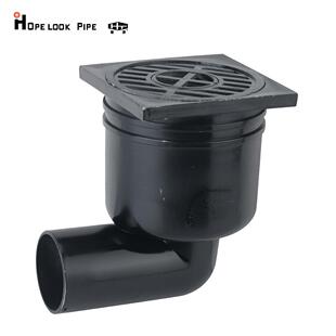 别墅装配式同层排水管道系50mm排水管 防臭塑料方形高水封地漏