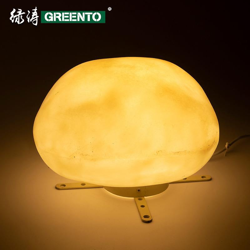 园林产品 非标 可刻字石头 字发光石头 树脂石头灯