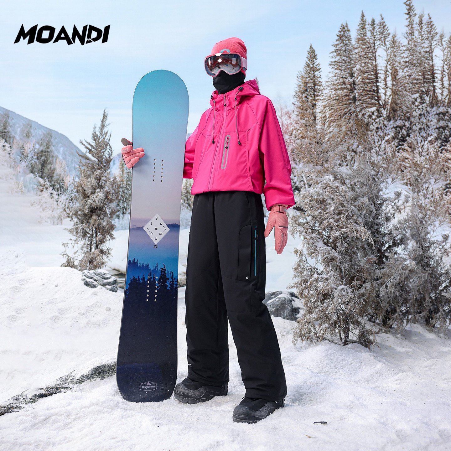 摩安迪户外山系潮牌宽松直筒加厚保暖工装裤男百搭滑雪裤情侣同款,男装,时尚工装裤,淘宝优惠券,粉丝福利购,淘宝优惠卷