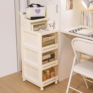 房间改造的小家具出m租屋零食置物架带轮小推车桌下床头抽屉收纳
